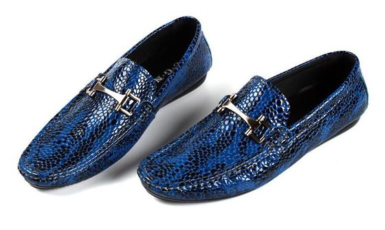 Alligator Gerçek Deri Erkek Ara sıra Loafers Dışarıda Erkekler PU Loafer Ayakkabıları