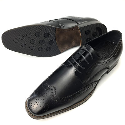 Erkek Casual Deri Ayakkabıları / Erkek Siyah Oxford Ayakkabıları Moda İtalyan Tarzı