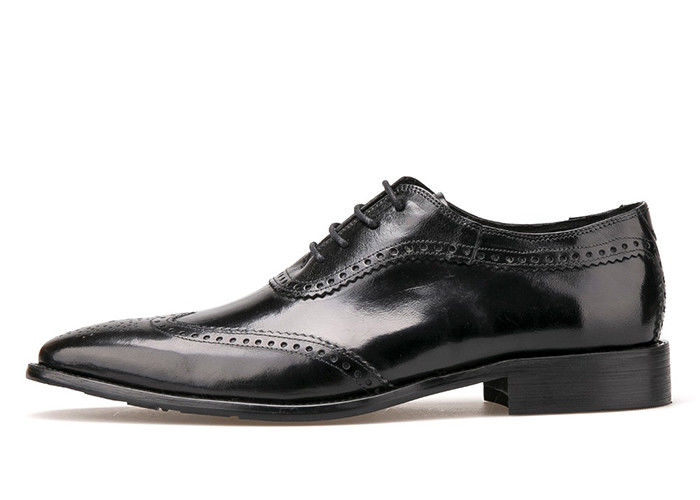 Erkekler Brogue Deri Formal Ayakkabıları, Keskin Ayakbağı Erkekler Düğün Ayakkabıları
